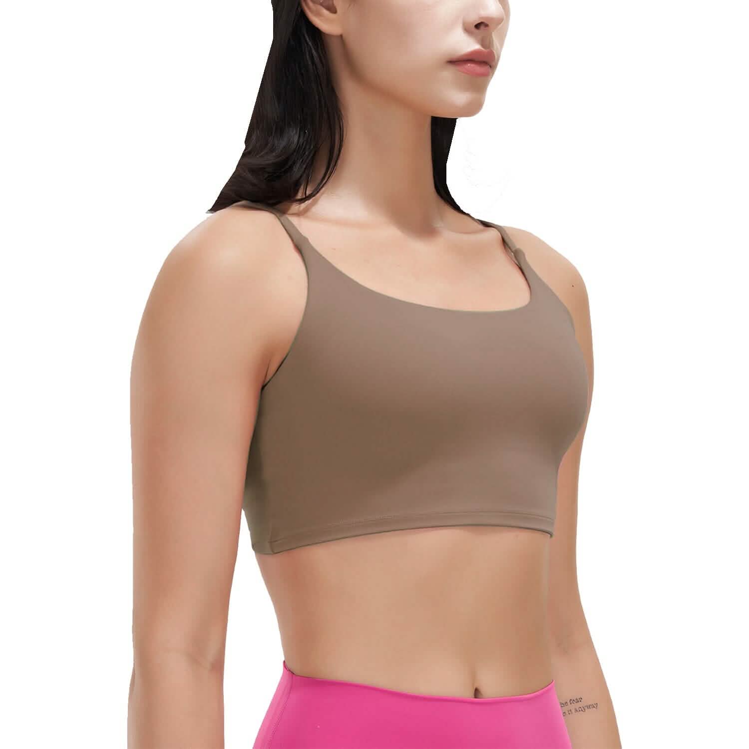 Women Strap Sport Bras Padded Strappy Tank Tops DailySale