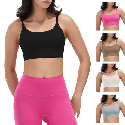 Women Strap Sport Bras Padded Strappy Tank Tops DailySale