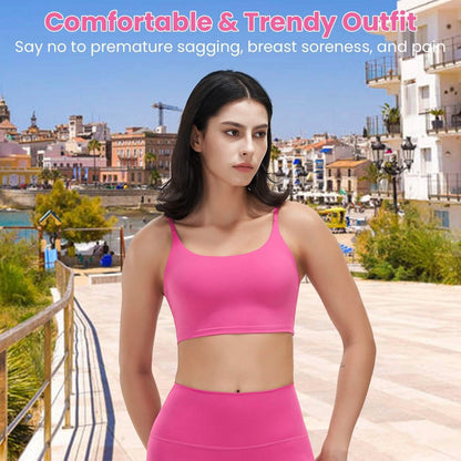 Women Strap Sport Bras Padded Strappy Tank Tops DailySale