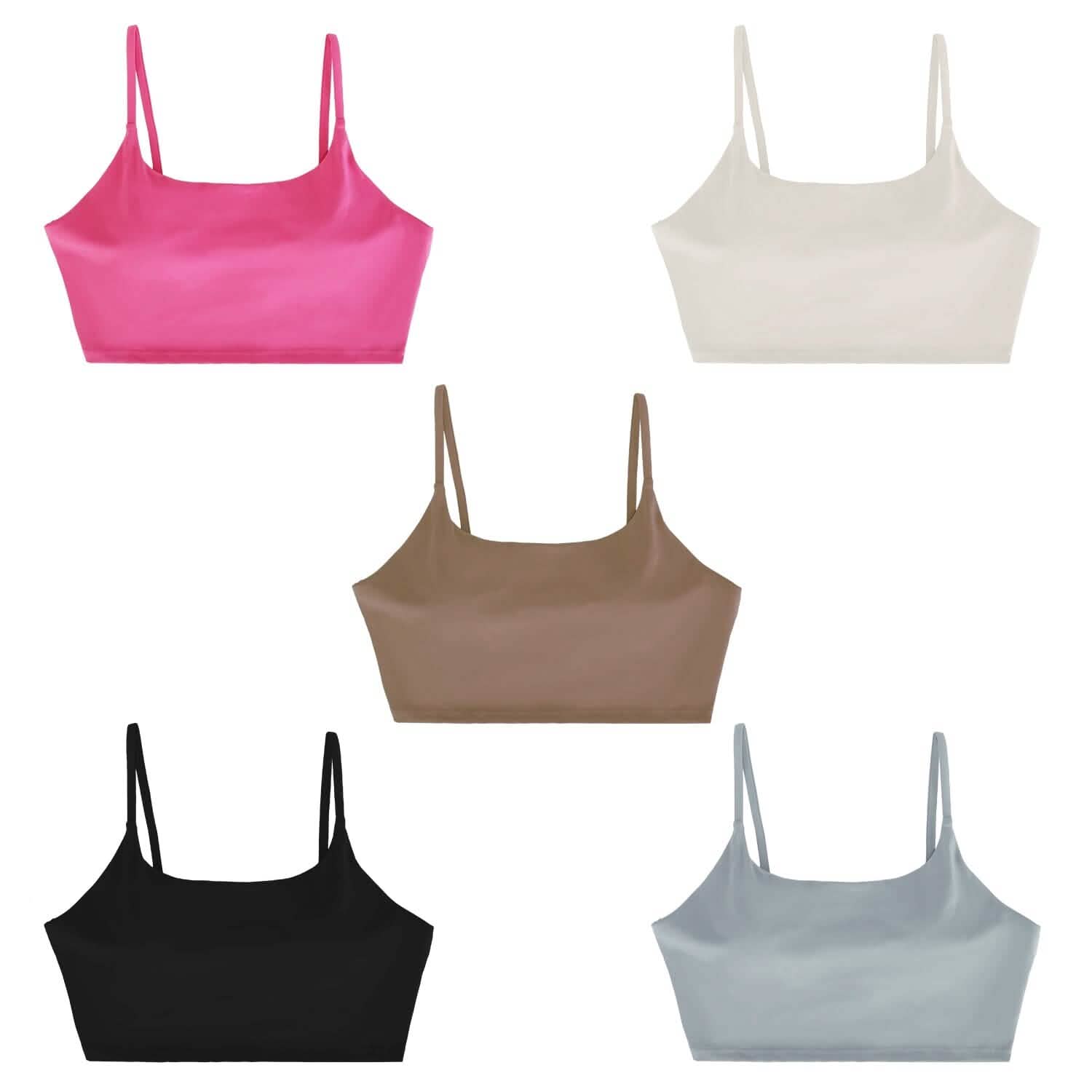 Women Strap Sport Bras Padded Strappy Tank Tops DailySale