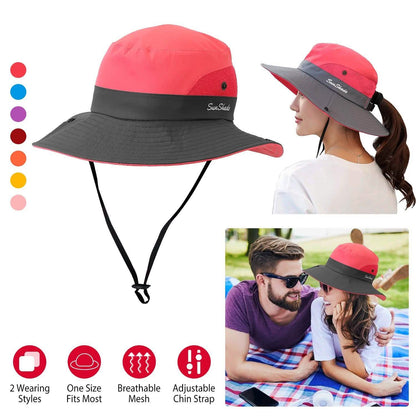 Women Summer Sun Bucket Hats Foldable DailySale