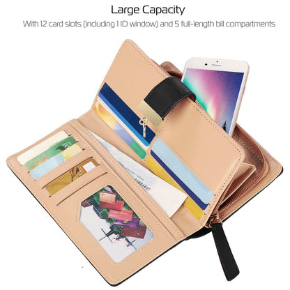 Women Wallet PU Leather Lady Long Purse DailySale