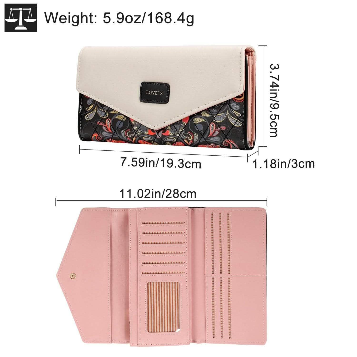 Women Wallet Soft Leather Trifold Clutch Purse DailySale