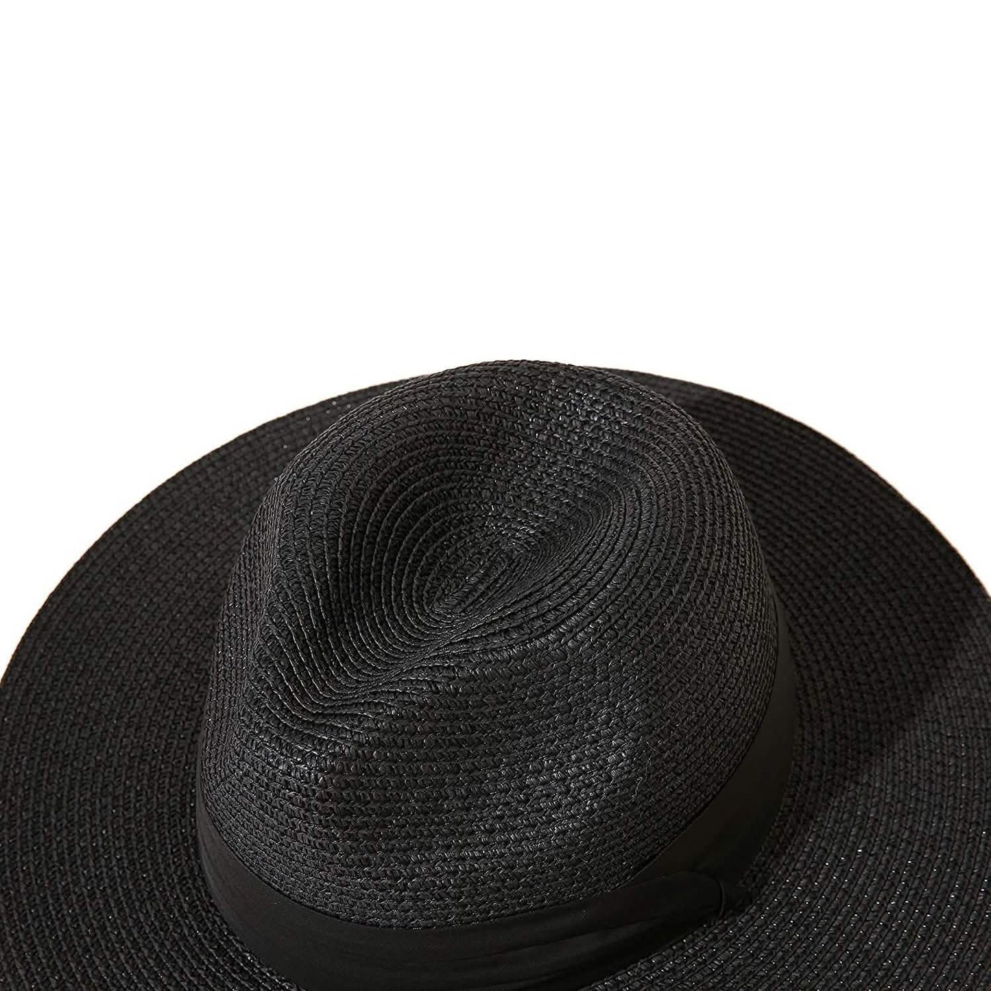 Women Wide Brim Straw Panama Roll up Hat DailySale