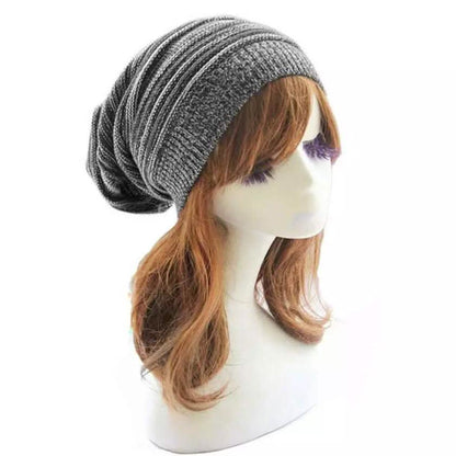 Women Winter Baggy Beanie Oversized Knitted Crochet Ski Hat Slouch Cap DailySale