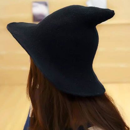 Women Winter Warm Knitted Wool Witch Hat Cap DailySale