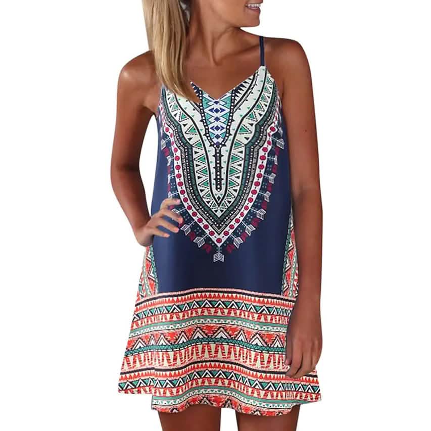 Women's A Line Short Mini Sleeveless Dress DailySale