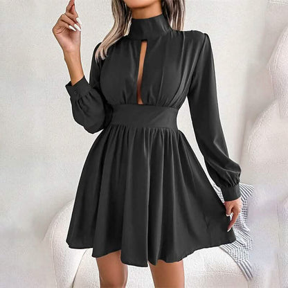 Women's A Line Turtleneck Mini Dress DailySale