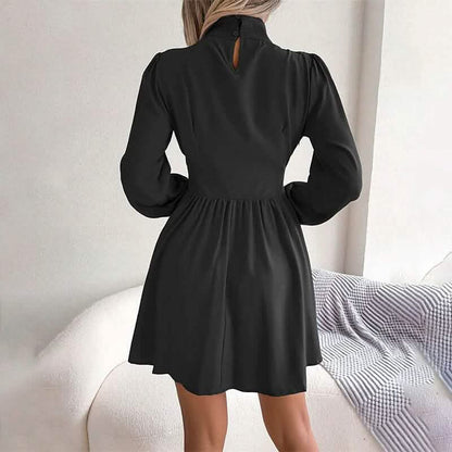 Women's A Line Turtleneck Mini Dress DailySale