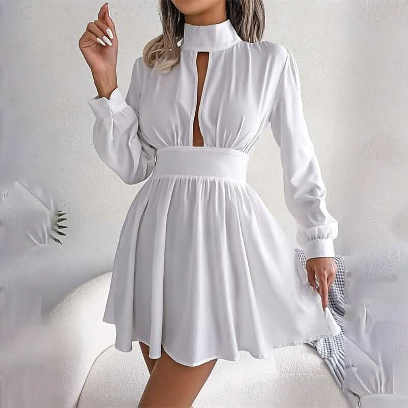 Women's A Line Turtleneck Mini Dress DailySale