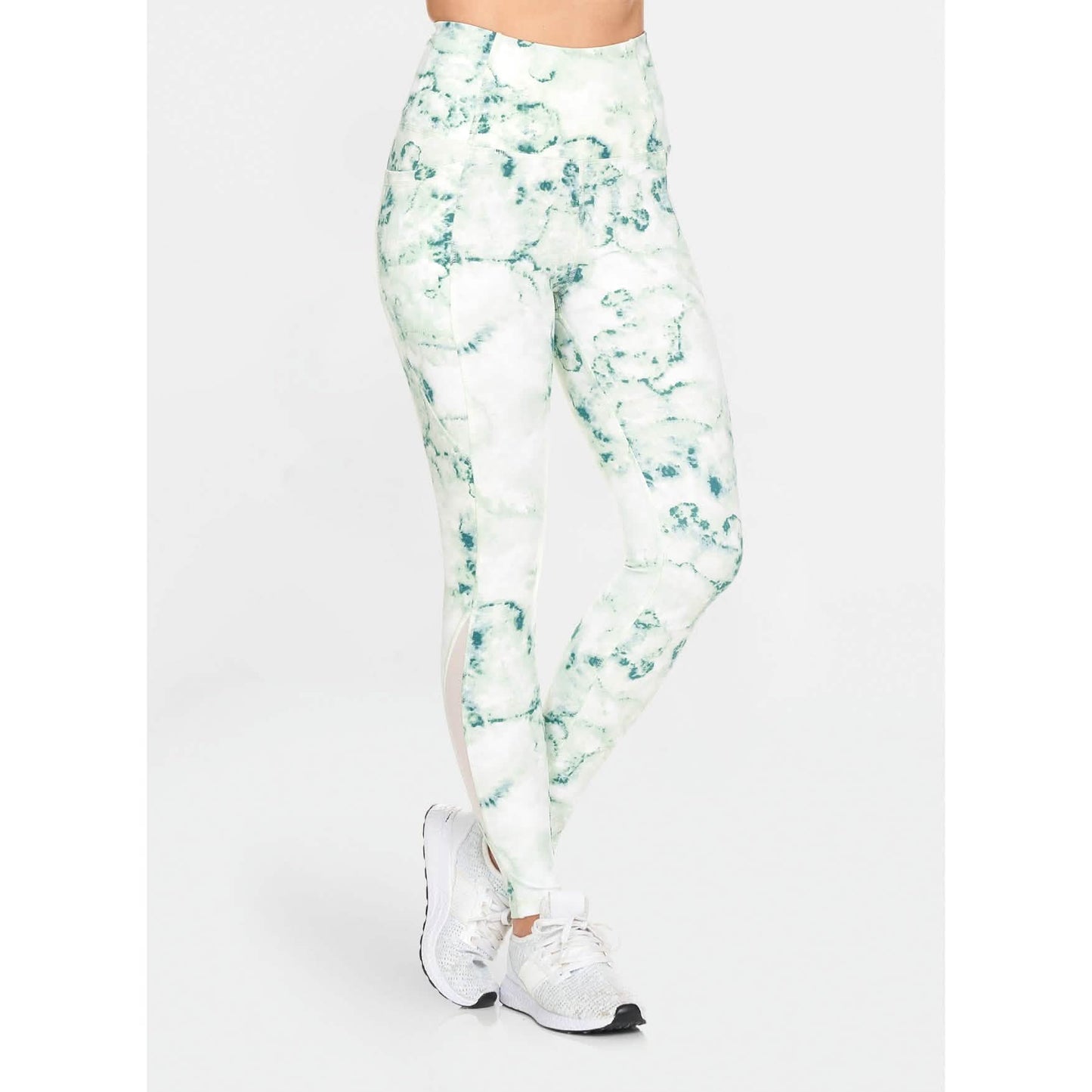 Women's Active High Rise Printed Leggings With Pockets DailySale