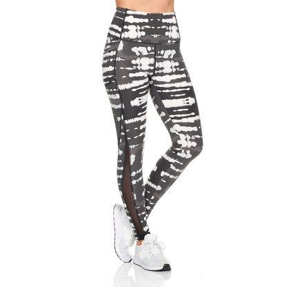 Women's Active High Rise Printed Leggings With Pockets DailySale