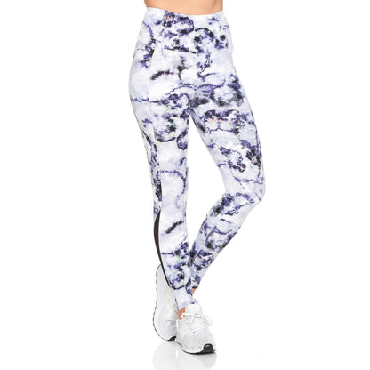 Women's Active High Rise Printed Leggings With Pockets DailySale