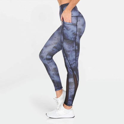 Women's Active High Rise Printed Leggings with Pockets DailySale