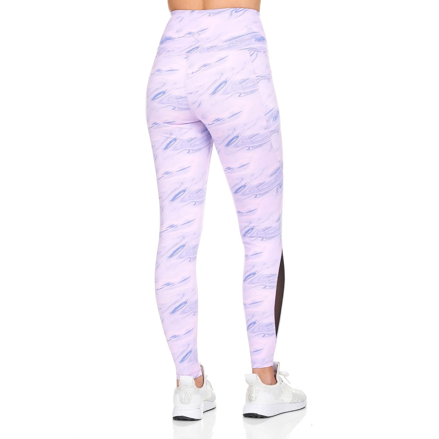 Women's Active High Rise Printed Leggings With Pockets DailySale