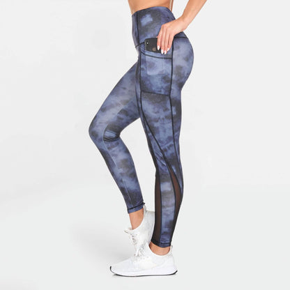 Women's Active High Rise Printed Leggings with Pockets DailySale
