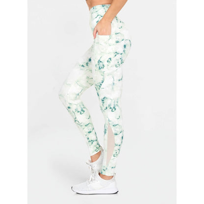 Women's Active High Rise Printed Leggings With Pockets DailySale