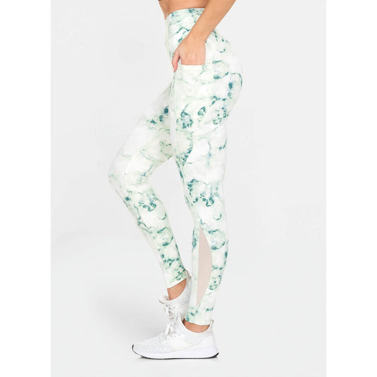 Women's Active High Rise Printed Leggings With Pockets DailySale