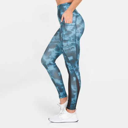 Women's Active High Rise Printed Leggings with Pockets DailySale