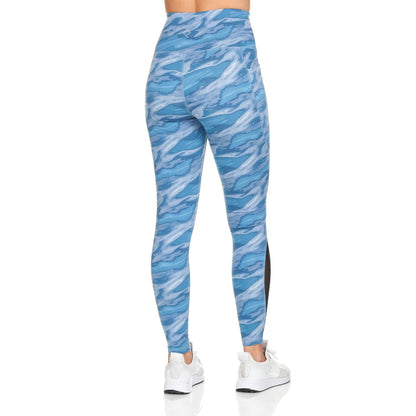 Women's Active High Rise Printed Leggings With Pockets DailySale