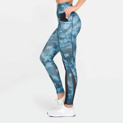 Women's Active High Rise Printed Leggings with Pockets DailySale