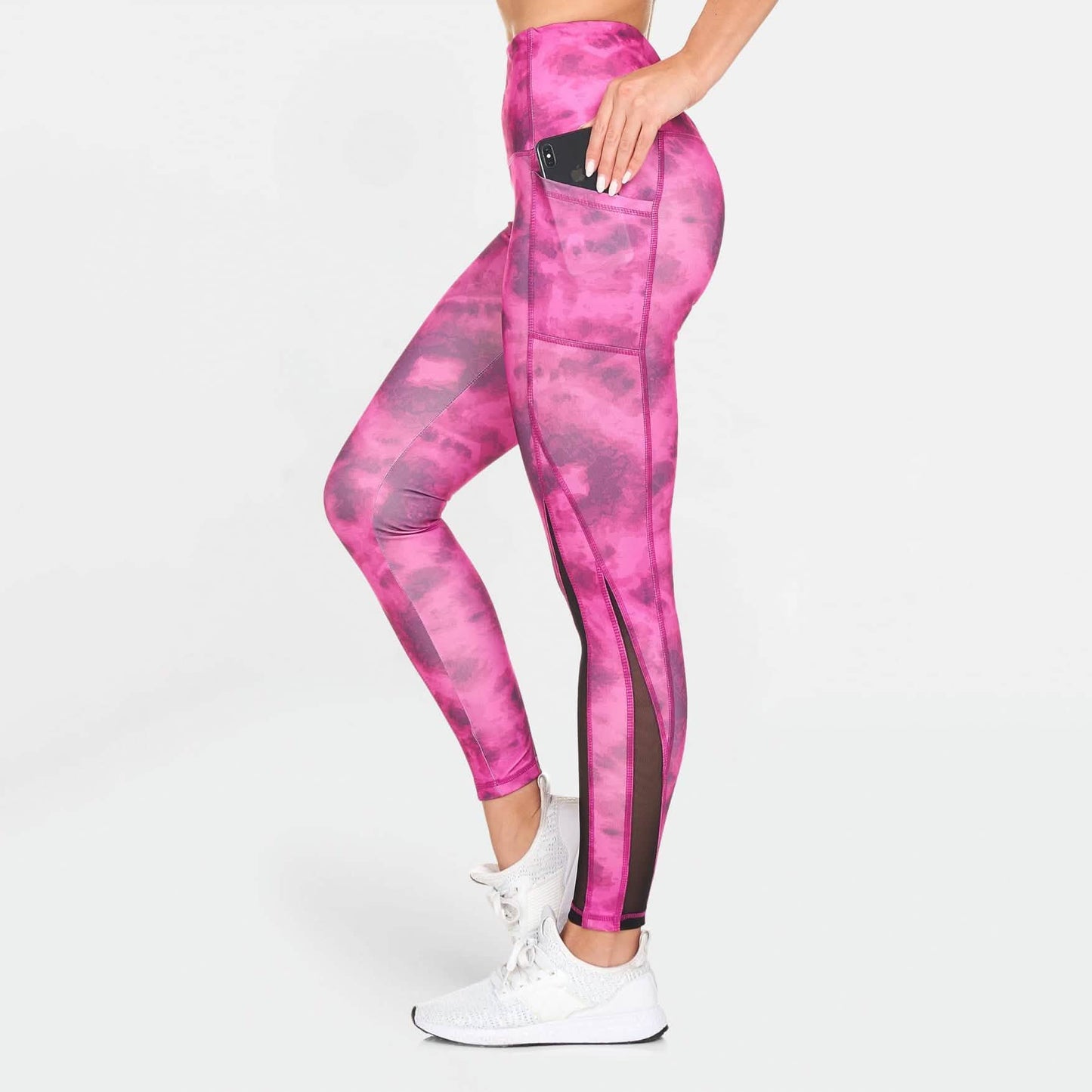 Women's Active High Rise Printed Leggings with Pockets DailySale