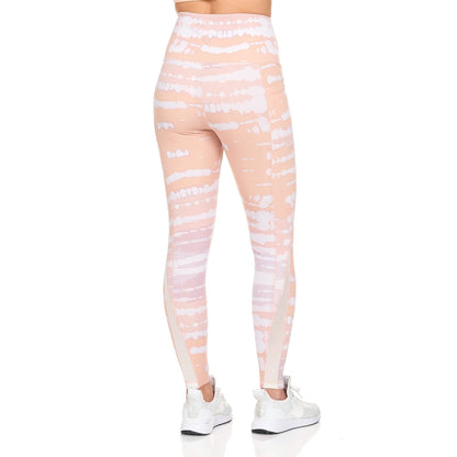 Women's Active High Rise Printed Leggings With Pockets DailySale