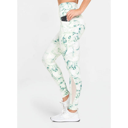 Women's Active High Rise Printed Leggings With Pockets DailySale