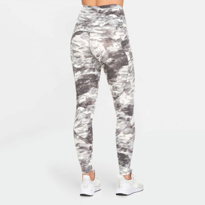 Women's Active High Rise Printed Leggings with Pockets DailySale