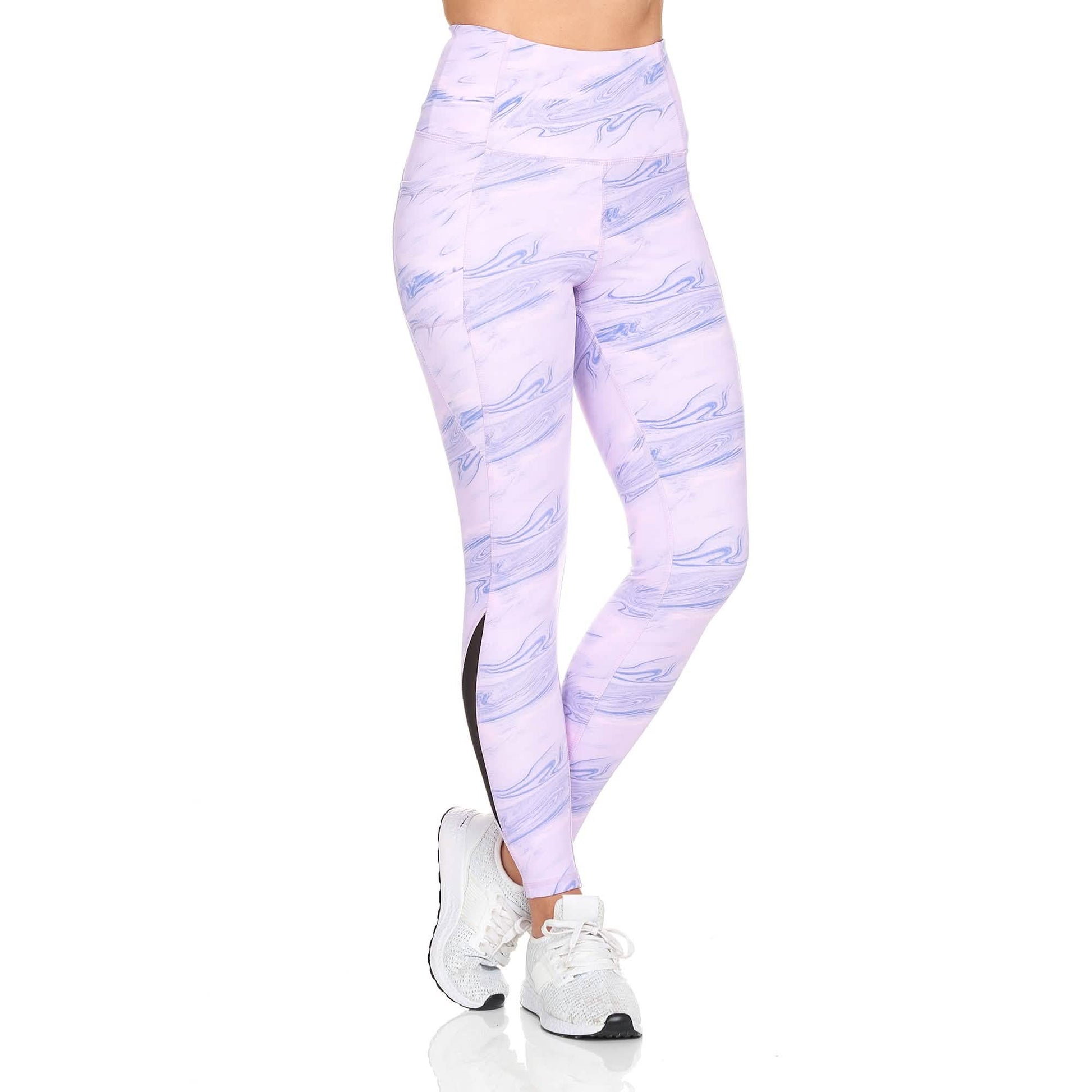 Women's Active High Rise Printed Leggings With Pockets DailySale