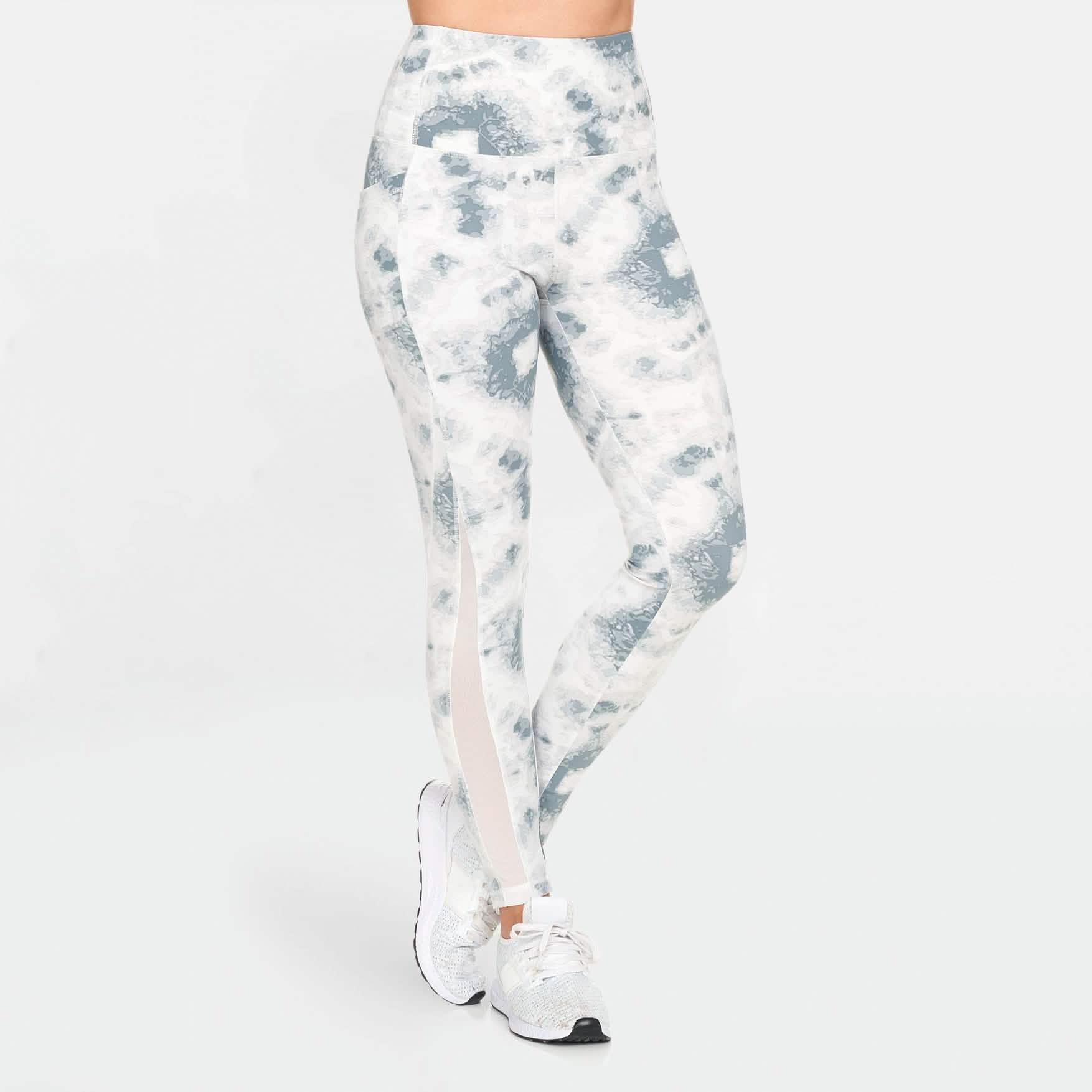 Women's Active High Rise Printed Leggings with Pockets DailySale