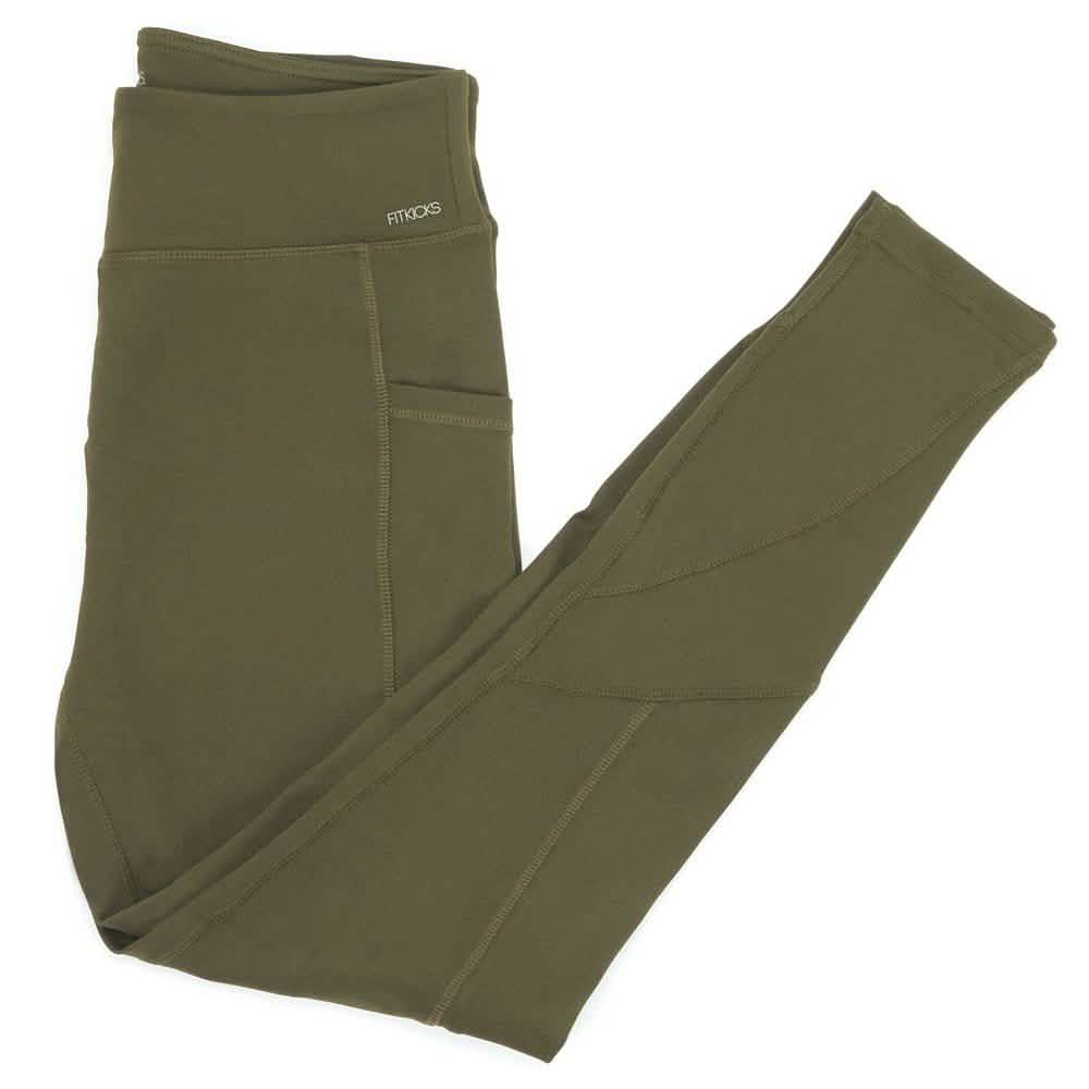 Women's All-Day Active High Waist Full Length Leggings With Side Pockets DailySale