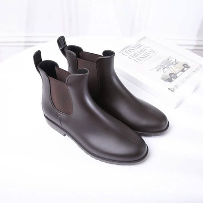Women's Ankle Rain Boots Waterproof Chelsea Boots DailySale