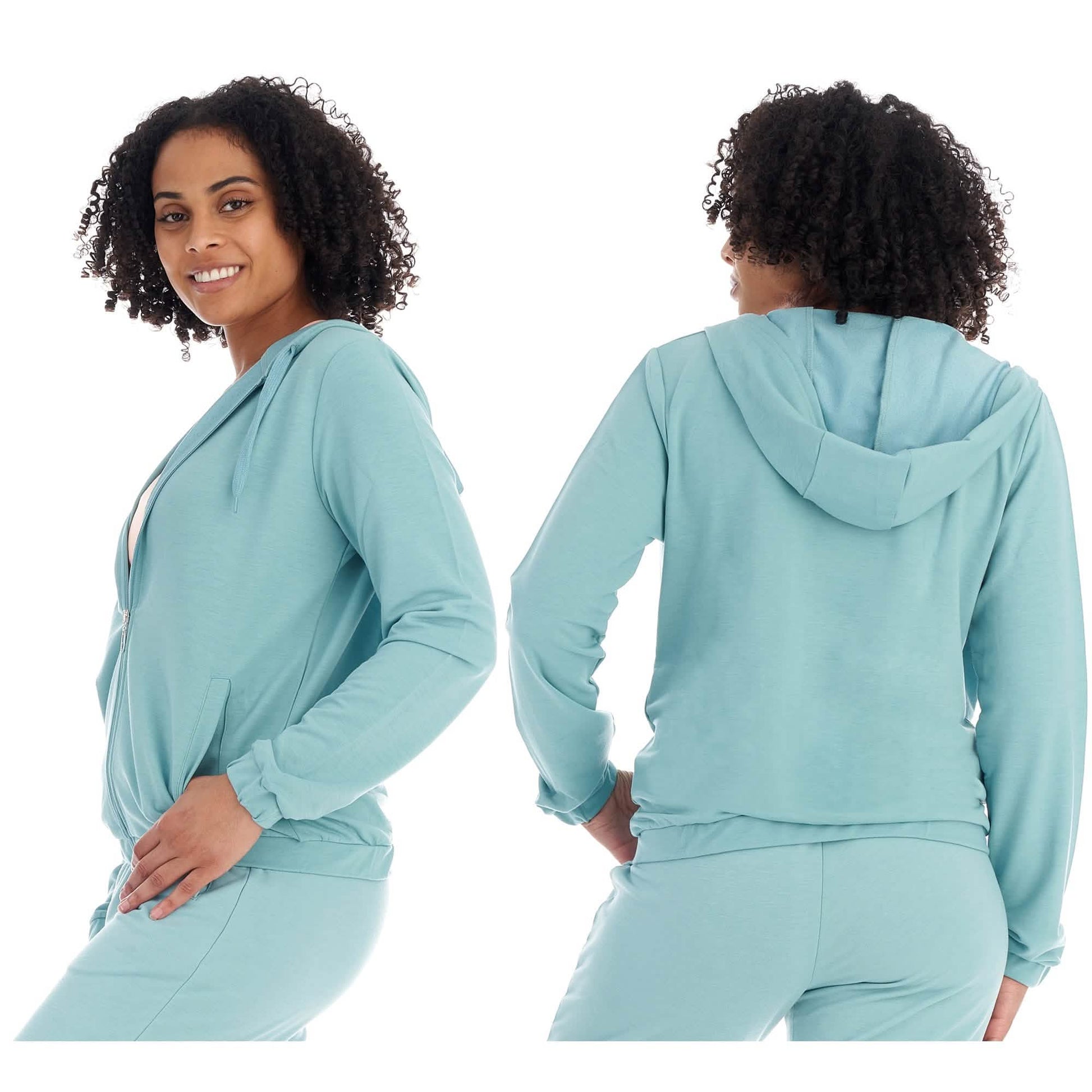Women's Athleisure French Terry Fleece Hoodie Sweatshirt DailySale