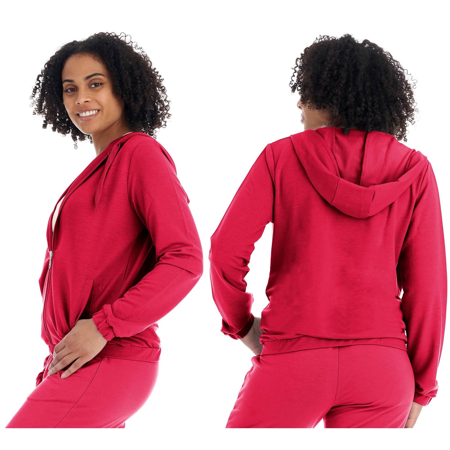 Women's Athleisure French Terry Fleece Hoodie Sweatshirt DailySale