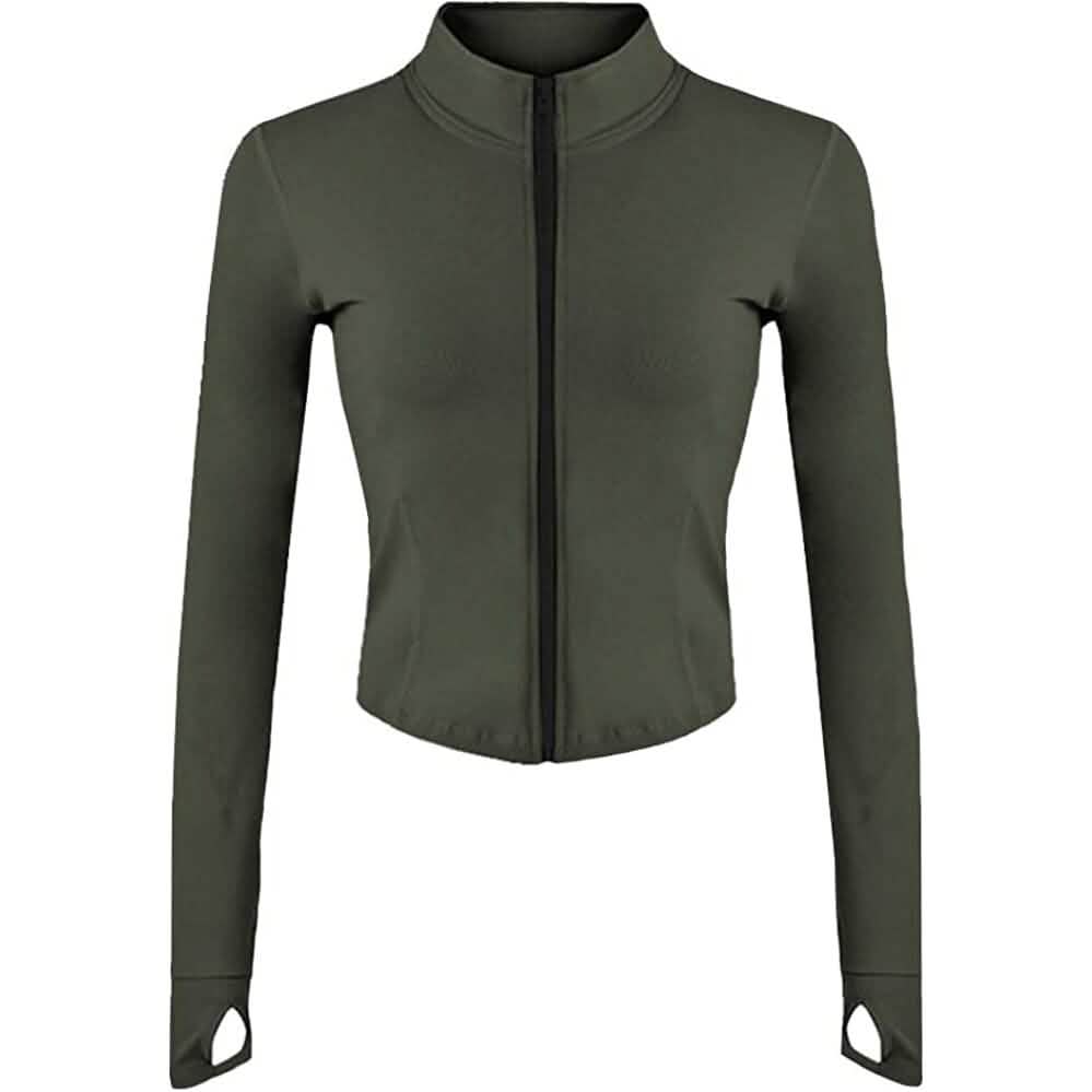 Women's Athletic Full Zip Lightweight Workout Jacket DailySale
