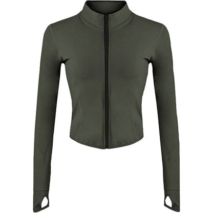 Women's Athletic Full Zip Lightweight Workout Jacket DailySale