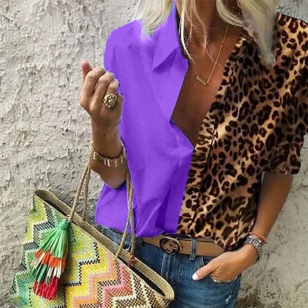 Women's Autumn Casual Deep V Neck Top DailySale