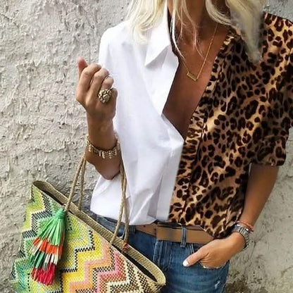 Women's Autumn Casual Deep V Neck Top DailySale