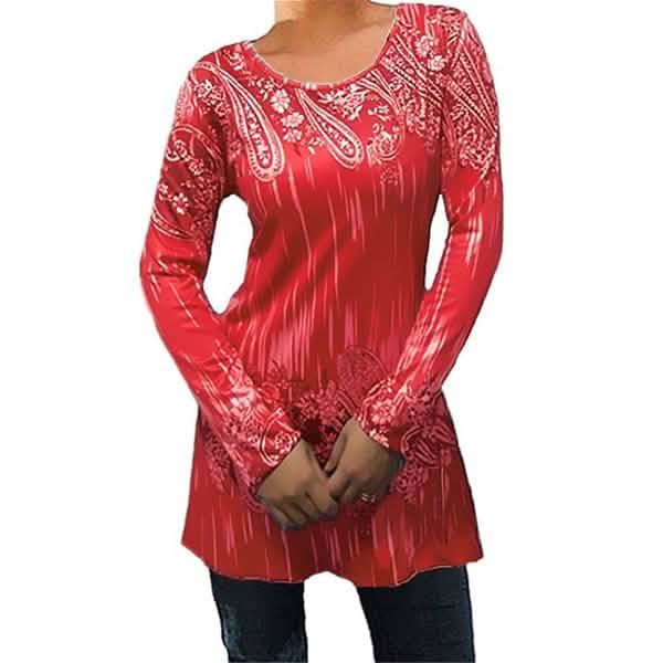 Womens Autumn Round Neck Long Sleeves DailySale