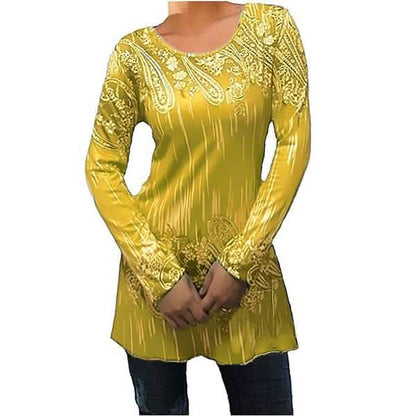 Womens Autumn Round Neck Long Sleeves DailySale