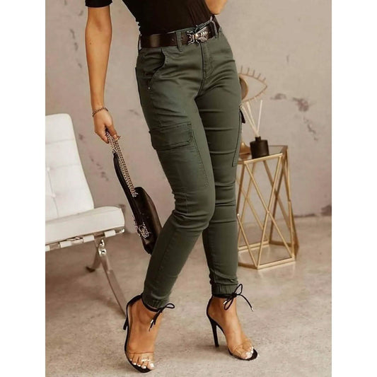 Women's Basic Essential Casual Sporty Tactical Cargo Trousers DailySale