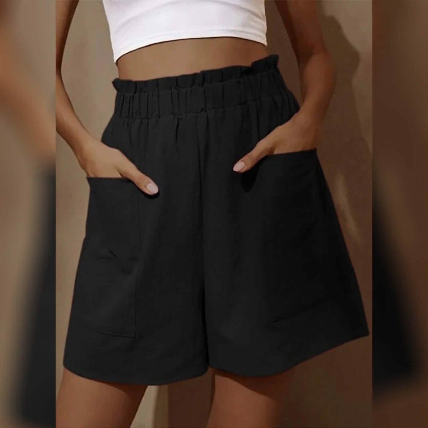 Women's Basic Essential Casual/Sporty Wide Leg Bermuda Shorts DailySale