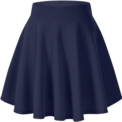 Women's Basic Versatile Flared Mini Skater Skirt DailySale