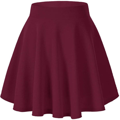 Women's Basic Versatile Flared Mini Skater Skirt DailySale