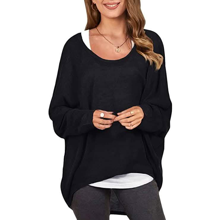 Women's Batwing Sleeve Loose Top DailySale