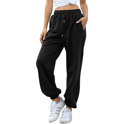 Womens Belted Sweatpants with Pockets DailySale