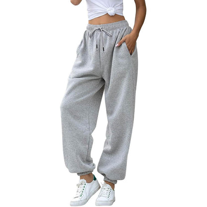 Womens Belted Sweatpants with Pockets DailySale