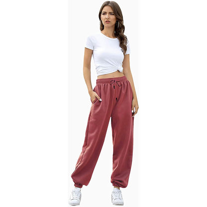 Womens Belted Sweatpants with Pockets DailySale
