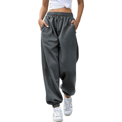 Womens Belted Sweatpants with Pockets DailySale